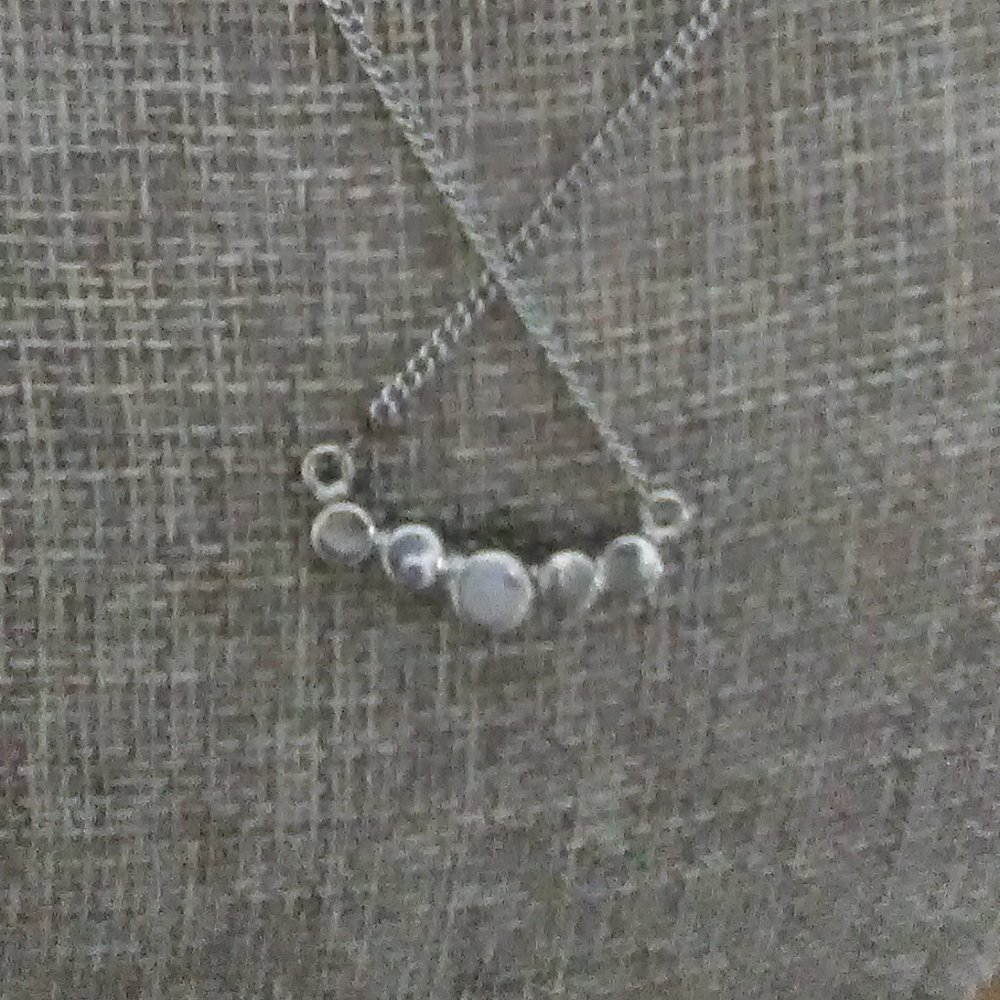 5 Rhinestone Necklace - Picture 5 of 5